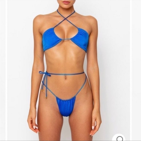 Blue Sommer swim bikini set - Picture 4 of 5